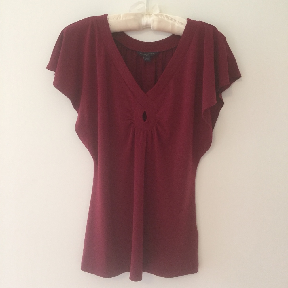 Banana Republic Magenta Top